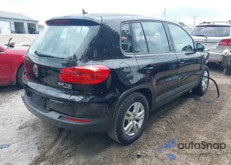 2012 Volkswagen Tiguan S from USA, damaged, VIN WVGBV7AX5CW542576